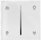 White Touch Glass Panel Triac Dimmer Wall Switch AC 100-240V RF 2.4GHz 1 Chanel Max 1.5A 150-360W