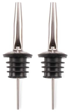 Augenblick Bottle Pourers for Spirits, 2 Pieces Speed Pourer for Whiskey, Olive Oil, Wine, Drinks