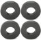 4 Stück Ringmagnet: Ø 70 mm x 32mm x 15 mm Ferrit Ringmagnet mit Loch, Magnetring strapazierfähig Ringmagnete Magnet Scheibe mit Loch Ring für Industrie, DIY, Basteln, Wissenschaftsprojekte