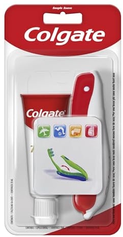 Colgate Total Kit da Viaggio Spazzolino da Denti Morbido con Dentifricio Colgate Total, Pack Spazzolino + Dentifricio 20 ml, Dimensione Compatta, Contiene Fluoro, Protegge i Denti Sensibili