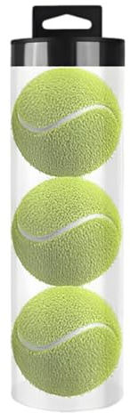 Ghirting Behälter für Tennisbälle mit Deckel, Zylinder für Tennisbälle, transparenter Tennisballhalter | Ball-Organizer, Sportzubehör, Aufbewahrungsbehälter