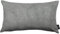 McAlister Textiles Matter Samt Knife Edge | Kissenbezug für Sofakissen in Silbergrau | 60 x 40cm | erhältlich in 25 Farben | griffester Samt | Kissenhülle für Samtkissen
