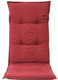 Sun Garden Hochlehner-Auflage Gartenstuhl 117 cm Bordeaux Rot, 67-2024b