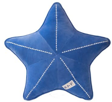 Herfair Sofakissen Seestern Kissen Kinder Dekokissen Strand Zierkissen Stofftier Kopfkissen Puppe Wurfkissen Kuscheltier Geschenk (Saphirblau)