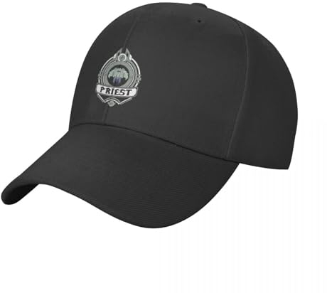 WVVCXCC Baseballkappe Unisex und modisch Priest Crest Baseballkappe Golf Cap Ballkappe Sonnenhut Damen Beach Outlet Herrensport Outdoor-Geschenke