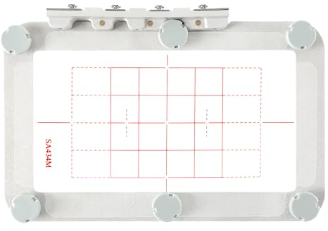 MagnaHoop Magnetischer Rahmen für Brother SE600 SE400 SE700 SE625 SE425 PE550D PE540D PE535 PE525 PE500 Innovis Babylock, Metall-Magnet-Stickmaschine Schärpe Rahmen (4 x 6,75-SA434M)
