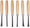 Kovalmax® Set 6 sgorbie scalpelli per legno scalpello intaglio utensili