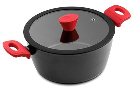 CASTEY RED - Cacerola alta100% aluminio reciclado