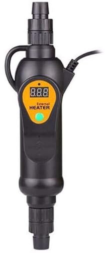 External Heater Thermostat 220V~240V Submersible Adjustable Temperature For LCD Aquarium Fish Tank Canister Filter Inline 300w / 500w (500w)