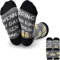 Lustige Geschenke Für Männer Und Damen - Weihnachtssocken, Adventskalender Füllung, Weihnachtsgeschenke, Zocken, Fußball Gaming Socken Herren Damen (Grau)