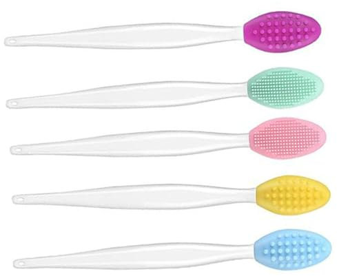 MUSISALY Ergonomisches Lippenpeeling-tool Silikon-lippenpeelingbürste