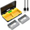 TAVT Lot de 2 batteries EN-EL15 EN-EL15C EN-EL15b avec double chargeur de batterie pour Nikon Z6, Z6II, Z6 iii, Z7, Z8 D7500 D7000 D7100 D7200 D500 D600 D610 D750 D780 D800 Appareil photo D800E, D810A