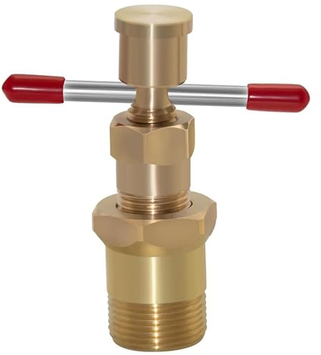Olive Ring Removal Tool, Pipe Solid Brass Pipe Remover Puller Fitting, Copper Easy Removal Olive Puller for Plumbing Professionals (Red)