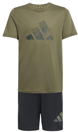 adidas Unisex Kinder Train Essentials Camo Print Sport Set Sonstige Anzüge (1er Pack)