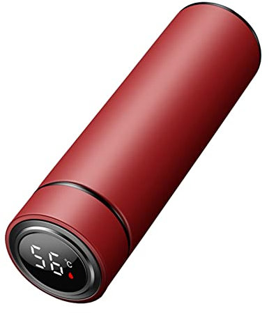 MRKU Smart Isolation Cup Vakuum Bottle304 Edelstahl Minimalist Wasserflasche LCD Digital Screen Portable Cup