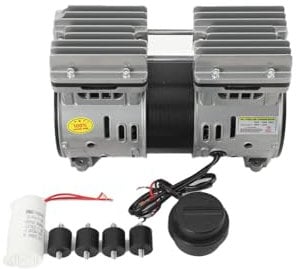 ECUTEE Compressore dAria Motore di Ricambio 550W in Rame Puro, Elettrico Portatile Compressore dAria Silenzioso Senza Olio 8 bar, 125 l/min