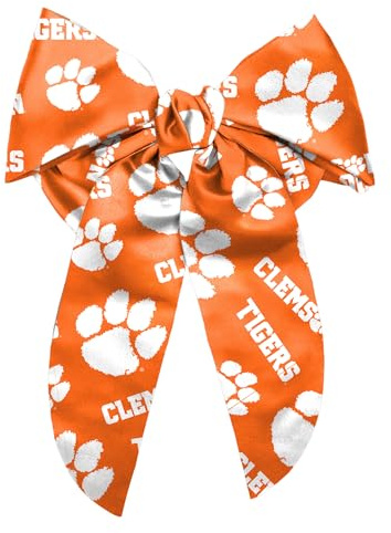 Littlearth NCAA Clemson Tigers Big Bow Hair Clip