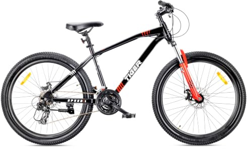 sun baby Tiger Bike MTB 26 pollici 7 o 21 marce | Mountain bike ragazzi e uomini, telaio acciaio, forcella ammortizzata e freni a disco