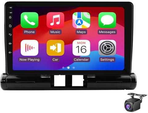 Android 15 Bilradio Stereo GPS Navigering för Ci-troen C3 C4 2017-2023, 9 Tums Pekskärm med Trådlös CarPlay Android Auto Bluetooth WIFI Mirror Link FM Radio Rattstyrning Backkamera(Size:8Core 6+128G)