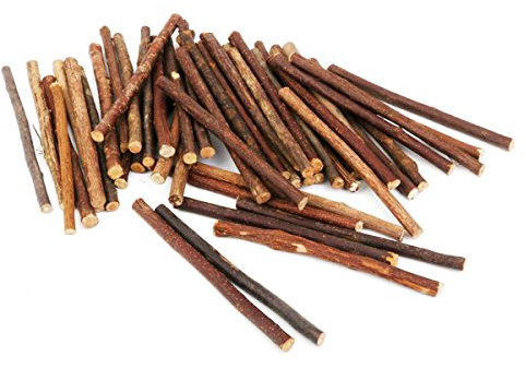 ultnice Holz Log Sticks Ast natürlichem Holz Sticks für DIY Handwerk Foto Requisiten 5–8 mm in Durchmesser 100 Stück