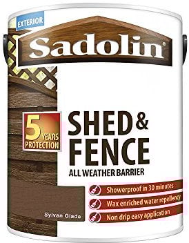Sadolin Shed & Fence Woodstain Sylvan Glade 5 L