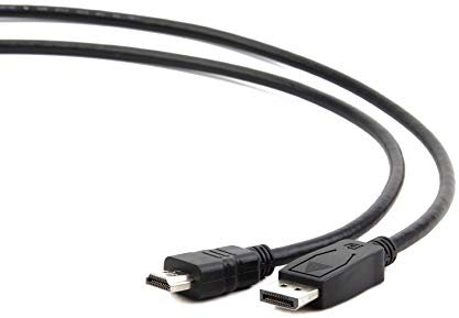 Gembird cc-dp-hdmi-10m 10m hdmi Type a (Standard) displayport Negro Adaptador de Cable de vídeo - adaptadores de Cable de vídeo (10 m, hdmi Type a (Standard), displayport, Macho, Macho, Derecho).