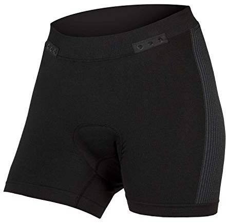 Endura Girls MTB Funktions-Shorts Engineered Padded Boxer Clickfast Schwarz Gr. L