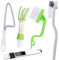 5Pcs Crevice Cleaning Brush Set for Grout, Small Spaces, Windows & Bottles - Tile, Gap & Corner Cleaning Brushes for Bathroom, Kitchen & Home
