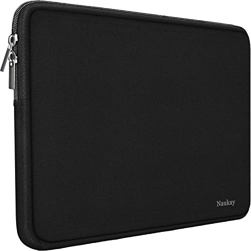 Funda para portátil de 14 pulgadas, funda de neopreno resistente para laptop, funda de bolsillo para computadora, maletín para tablet de 14 pulgadas, HP, Lenovo, Asus Notebook, Ultrabook, negro