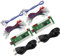SJ@JX 2 Player Arcade Game USB Encoder Code Board LED Power Zero Delay Game Controller DIY Kit 20x LED Button Cable 2x Joystick Cable for Retro Pie PC MAME Raspberry Pi