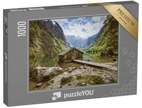 puzzleYOU: Puzzle 1000 Teile „Obersee, Berchtesgadener Land, Bayern, Deutschland“