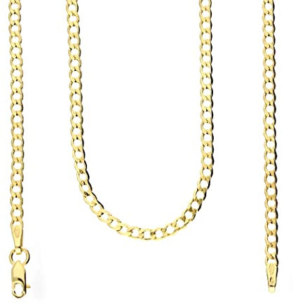 generisch Echte 585 Gold PANZERKETTE, Halskette, Collier 50 cm,3 mm Breit, 14 KARAT, Goldkette, ETUI