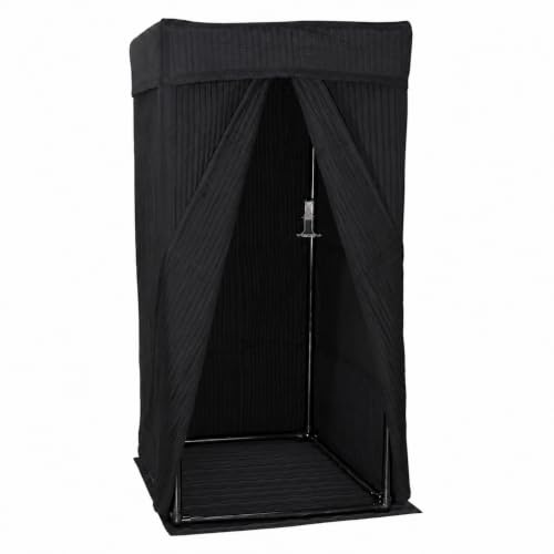 TH000 Tragbare Gesangskabine, Mobile Aufnahmekabine für Zuhause und Studio | Ca. 95 × 95 × 210 cm, 800 g/m² Akustikmaterial; dicht gewebtes Polyester mit Seidenwattefüllung, einfache Montage