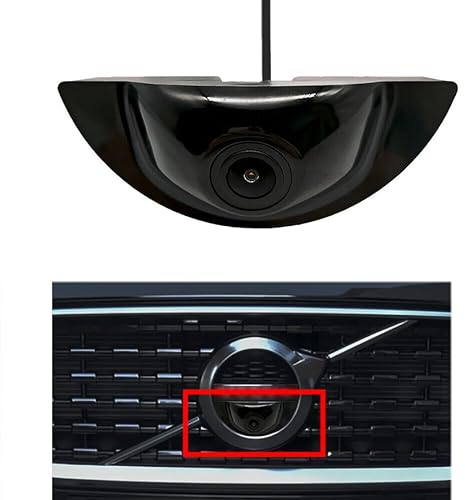 Auto Frontansicht Logo Embedded Kamera Kompatibel mit Volvo S60 2014-2017 Volvo S80 2014-2017 Volvo V60 2011-2017 Volvo XC60 2009-2017 Volvo XC90 2011-2014