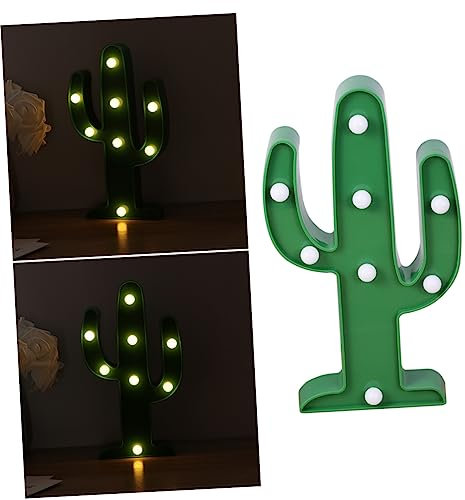 NOLITOY luce notturna per feste tropicali luce notturna per bambini lampada scrivania lampade da scrivania luce da scrivania lampade da tavolo lampada a LED a forma di cactus prenotare