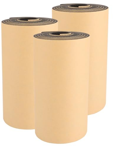MUXHEL 3 Mousse Protection Garage, 20 x 200 x 0.4cm Mousse de Protection, Protection Murale de Garage, Protection Porte de Voiture, Protection Mur Portières de Voiture Extra épaisse Autocollante