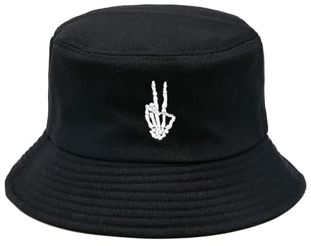 YAMEIZE Trendy Sommer Eimer Hut für - Damen Herren Travel Sonne Beach Teens Bucket Hut Unisex Fischer Hut Outdoor Angeln Golf