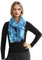 creazioni unique Bambus Schal Damen MADE IN ITALY - Frühling/Sommer Accessoire - Bamboo Scarf Women - Schals & Tücher für Damen (Türkis Muster)