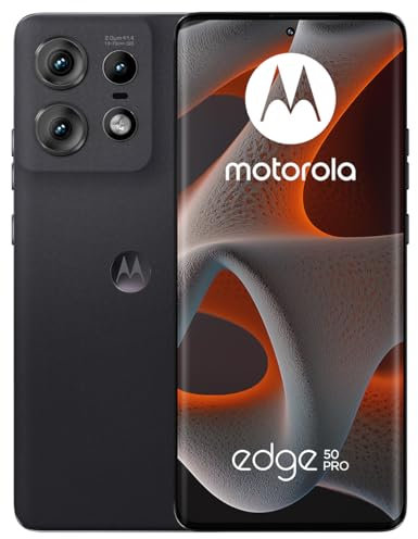 motorola Moto Edge 50 Pro - 512 GB Memoria, 12 GB RAM, Celular Desbloqueado, 1 Año de Garantía - Negro