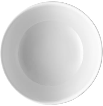 Alessi Itsumo NF07/38 20 - Insalatiera di Design, Uso Quotidiano, Estetica Minimale, in Porcellana Bianca, Diametro 20 cm