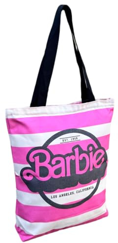 CARTOON Einkaufstasche aus Segeltuch, wiederverwendbar, multifunktional, Barbie (2), 39 EU