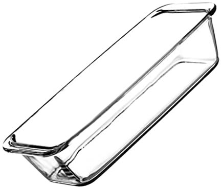 Mikinona Tempered Glass Baking Pan Rectangular Double-Handle Oven Dish Food Storage Bowl Microwave Safe Household Glassware for Oven and Table