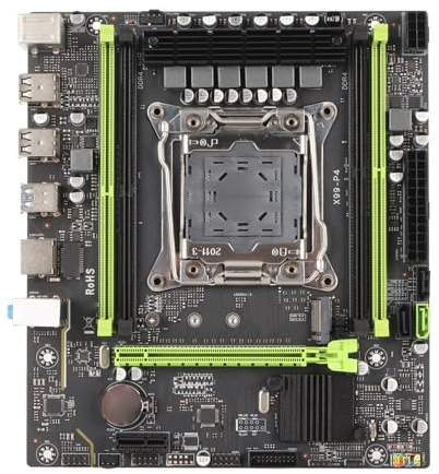 DDR4-Mainboard, X99 P4 LGA 2011 3 Motherboard Dual Channel für Desktop-PC