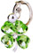 Porte-Clés Trèfle, Porte-Clés Trèfle à Quatre Feuilles, Porte-clés Lucky, Porte-Bonheur Feuille Verte Nature Pendentif En Porte-Bonheur, pour Porte-Monnaie