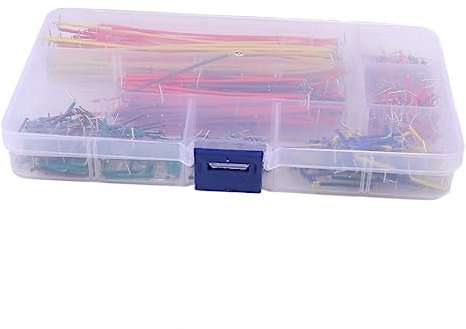 TINEASUR 540 Stück Vorgeformte Steckplatinen-überbrückungsdrähte Breadboard Jumper Wires Mit Rechtwinkligen Enden Für Steckplatinenprojekte Drahtsatz Für Breadboard