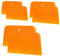 6 Stück Automotive Body Filler Spreader, 4-Zoll mal 5-Zoll mal 6-Zoll Wiederverwendbarer Kunststoffspreizer Karosseriefüller Spachtel zum Auftragen von Spachtel Glasur Nähten und Farbe