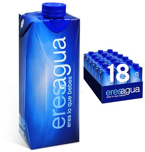 Eresagua – Agua Alcalina 500ml (Pack de 18) | Agua Mineral Natural con pH 7+ y Minerales Esenciales | Hidratación para Deportistas y Bienestar Diario