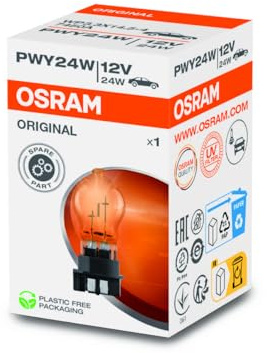 OSRAM ORIGINAL LINE 12V, PSX PWY24W, 7450A, halogen signal lamp, 1 lamp