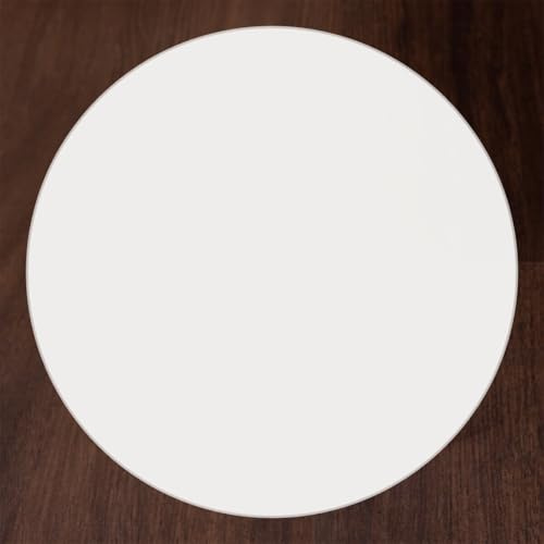 AtHaus® Acrylglas Opal Weiß – Ø 300 mm – 3 mm Stärke | Milchglas-Effekt, lichtdurchlässig & UV-beständig – bruchfest, beidseitig foliert und vielseitig einsetzbar