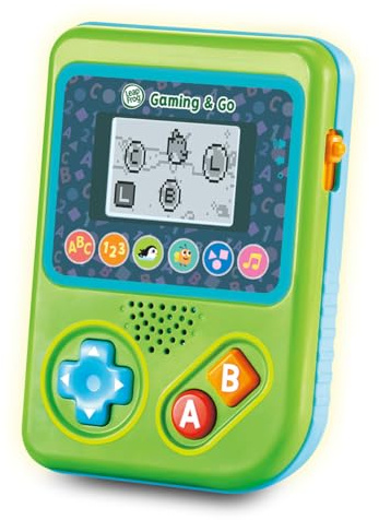 Leapfrog VTech - Console di gioco prescolare Gaming and Go giocattolo per bambini +3 anni, 6 giochi educativi, schermo LCD, versione ESP